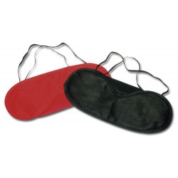 Maske Blindfold Set pack of 2 red/black