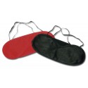 Maske Blindfold Set pack of 2 red/black