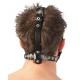 Кляп Leather Head Harness with Dildo