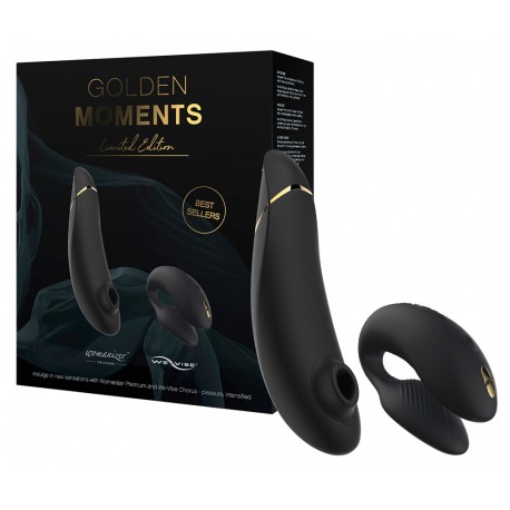 Vibromassagers We-Vibe Chorus i Womanizer Premium 2 Golden Moments Collection
