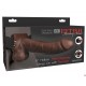 Strap-on sa vibracijom 8" Hollow Rechargeable Strap-on with Remote