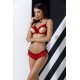 Komplet "CHERRY SET WITH OPEN BRA red S/M - Passion"