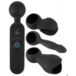 Vibromassager Wand Vibrator with 3 Attachments