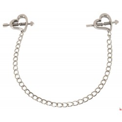 Štipaljke za bradavice Heart shaped nipple clamps