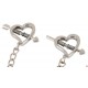 Štipaljke za bradavice Heart shaped nipple clamps