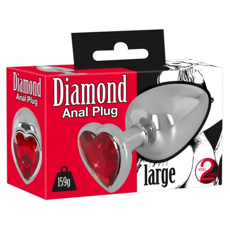 Analna kupa Diamond Anal plug L