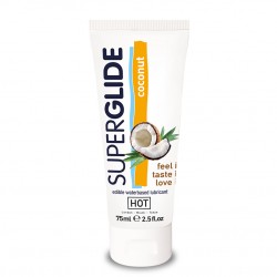 Lubricant HOT Superglide edible waterbased - COCONUT 75ml