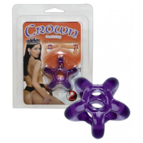 Кольцо на пенис и яички Crown Cockring